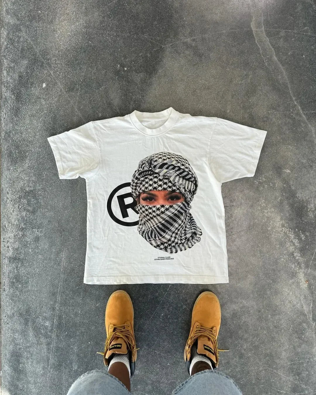 Rebel Eyes Tee - White